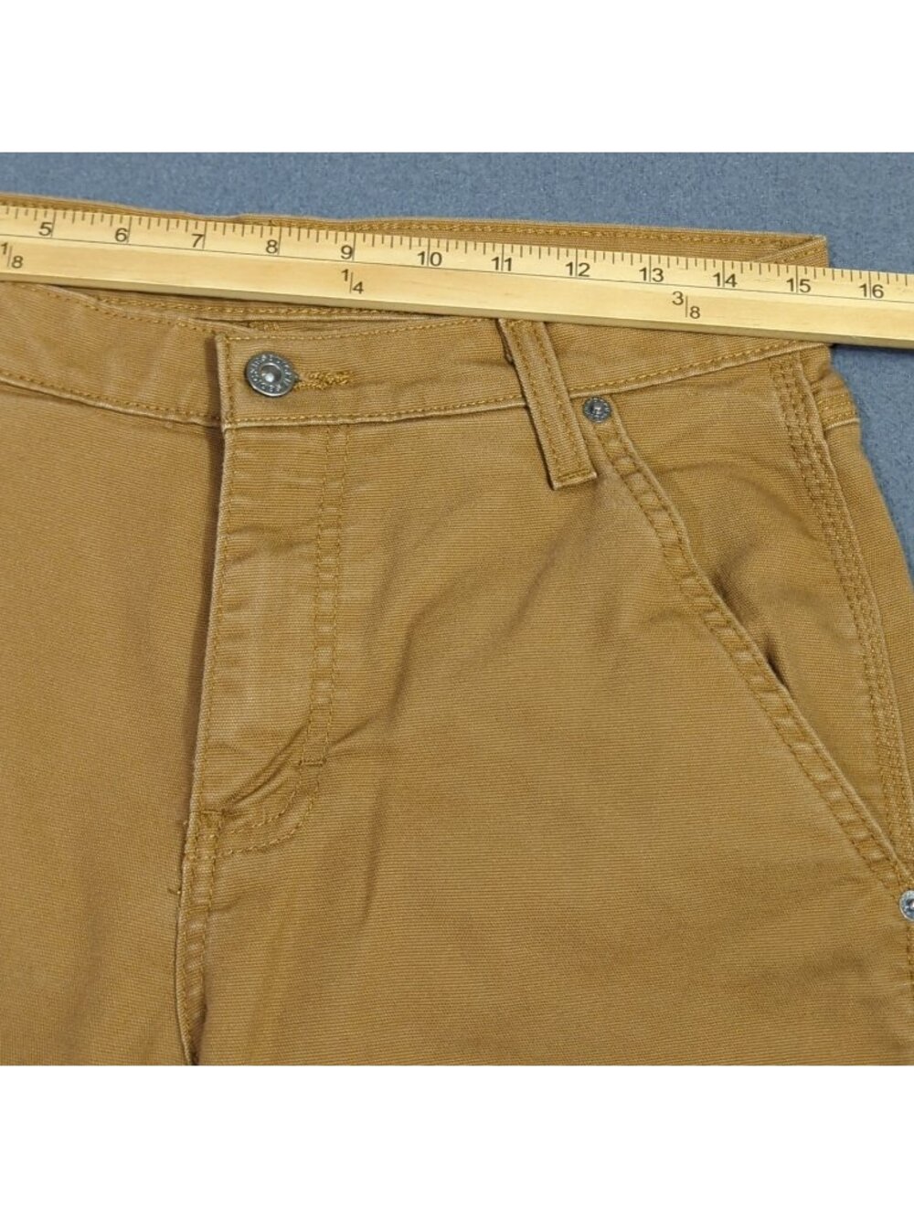 Dickies Pants Men's 30x32 Fits 30x30 Brown Flex Regular Fit Duck Cargo - Picture 5 of 11